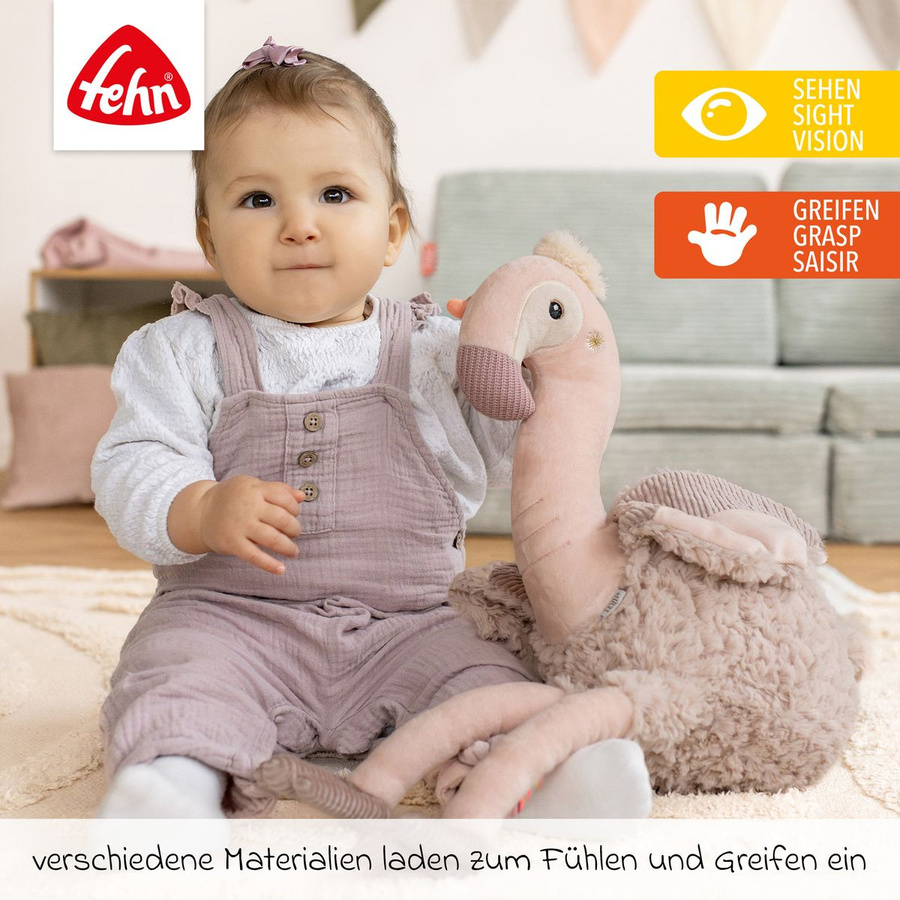 Fehn Flamingo Kuscheltier XL, ab 0 Jahren - Bild 2