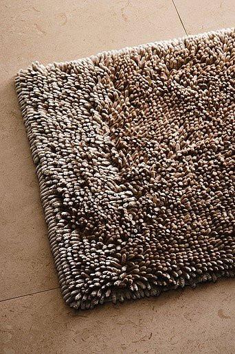 Jotex Badematte RAQUEL in Beige und Braun, rechteckig, rutschfest und waschbar - Bild 1