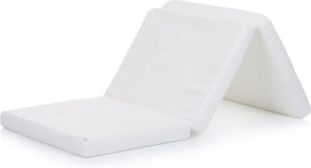 Chipolino Baby-Faltmatratze Aloe, hypoallergen, weiß, B/T/H: 120 x 60 x 6 cm - Bild 1