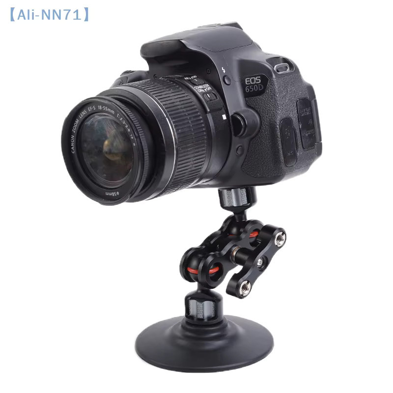 JETTING NN71 Kamerahalterung mit starker Klebefläche für 1/4-Zoll-Schraubanschluss, Schwarz, Durchmesser: 66 mm, Durchmesser: 90 mm - Bild 3