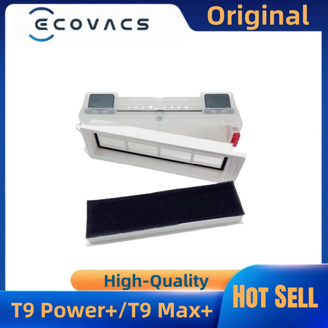 ECOVACS Original DEEBOT T9 Power+ Staubbehälter-Ersatz aus Kunststoff für T9 Max - Bild 1