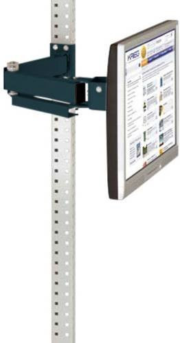 Manuflex Monitorträger ZB3639.7016 für UNIVERSAL und PROFI mit 500 mm Doppelgelenk und VESA-Adapter 100 mm in Anthrazit - Bild 1