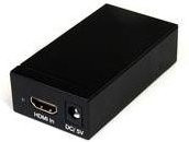 StarTech.com HDMI auf DisplayPort Aktiv Adapter Konverter Schwarz HDMI2DP - Bild 1
