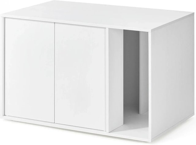 Feandrea Katzenklo-Schrank aus Holzspanplatten in Weiß mit Toolless-Technologie - Bild 1