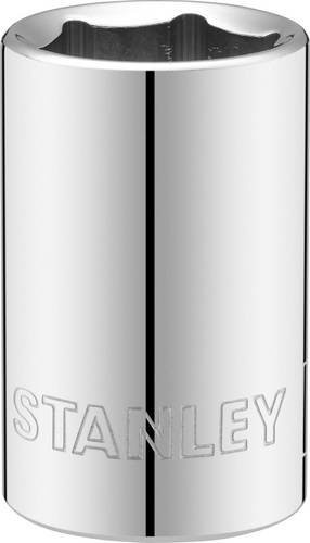 Stanley 6-Kant Stecknuss 17 mm mit 1/2 Zoll Antrieb in Silber - Bild 1