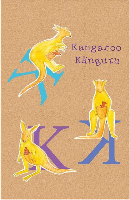 Komar Wandbild ABC Animal K Paper Poster, Mehrfarbig, Breite: 50 cm, Höhe: 70 cm - Bild 1