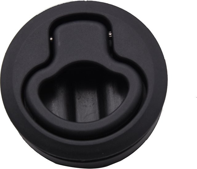 APWIKOGER Flush Pull Latch Marine Verschluss in Schwarz Matt für Boot, Wohnmobil und Schränke - Bild 1
