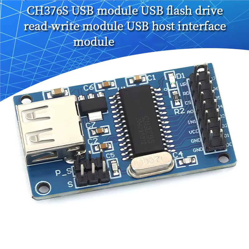 2er-Set CH376S USB-Modul für USB-Flash-Laufwerke als Host-Schnittstelle in Blau - Bild 5