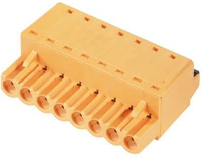 Weidmüller Buchsengehäuse-Kabel in Orange mit 5 mm Rastermaß, 120 Stück - Bild 1