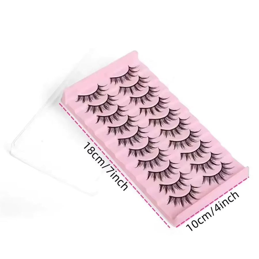 LIMEIKAI Künstliche Wimpern, Black, Unisex, 10 Paar - Bild 2