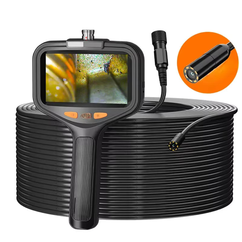 ENWOR Handheld-Endoskopkamera mit 4,3-Zoll-Bildschirm, HD1080P, starres Kabel 2–100 Meter, 8 mm/5,5 mm Objektiv, Schwarz - Bild 7