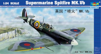 Trumpeter Supermarine Spitfire Mk. Vb, Modell, 1:24, Grau - Bild 1