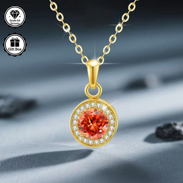 LAMVOICE Halskette, Zirkonia, Gold, Damen - Bild 1