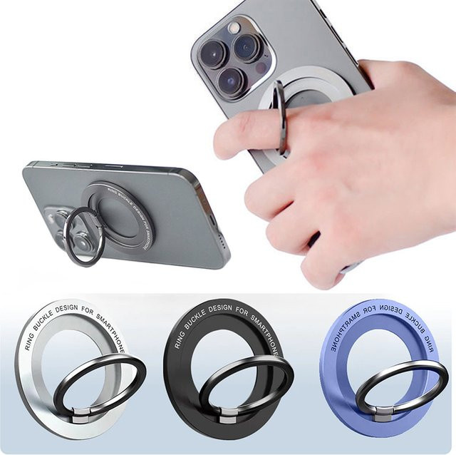 Viesrita MagSafe Magnetischer Handy-Ringhalter in Rot – Faltbarer Doppelseitiger Handy-Ständer und Griffhalterung für iPhone 17 und 16 - Bild 1