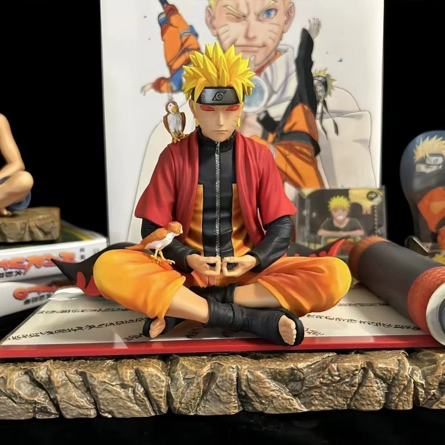 Bandai Naruto Shippuden Uzumaki Naruto Sage Mode Meditierende Figur, Einzelfigur - Bild 3