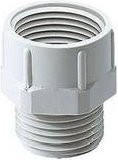 Jacob 06309M12PAU Adapter aus Kunststoff, Weiß, 100 Stück - Bild 1