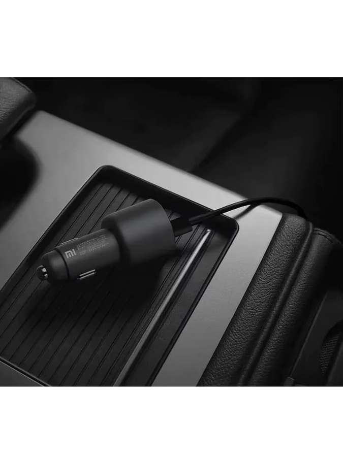 Xiaomi MIJIA 100W Auto-Ladegerät mit Dual USB-Ausgang USB-A und USB-C in Schwarz mit LED-Anzeige - Bild 5