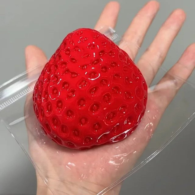 CHUTAI Erdbeer-Taba-Squishy-Fidget-Spielzeug, Stressabbau-Spielzeug mit langsamer Rückfederung - Bild 1