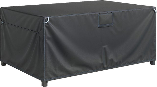 Outsunny Schutzhülle für Gartenmöbel aus wasserdichtem 420D Oxford Gewebe, winddicht und UV-beständig, Schwarz, B/T/H: 180 x 120 x 74 cm - Bild 1
