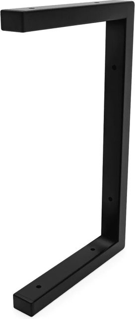 HEVVA Schwerlast Regalhalter ERLENBERG aus Stahlrohr, Tiefe: 25 cm, Schwarz matt - Bild 1