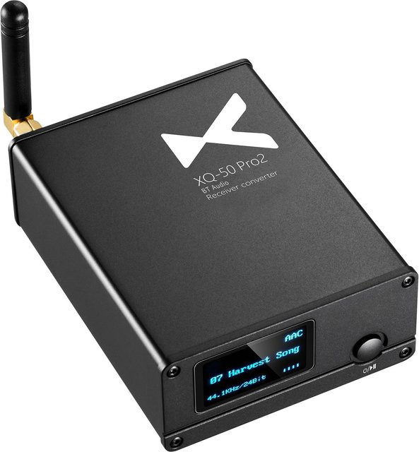 XDUOO XQ-50 PRO2 BT 5.1 Audio-Receiver-Konverter mit Bluetooth, USB-C und optischem Anschluss, DAC Decoder mit ES9018K2M Chip, schwarz - Bild 1