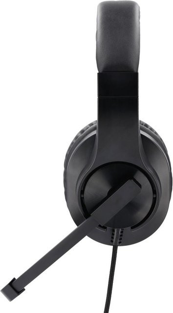 Hama PC-Office-Headset HS-P350 Stereo Over-Ear mit 3,5 mm Klinkenanschluss in Schwarz - Bild 1