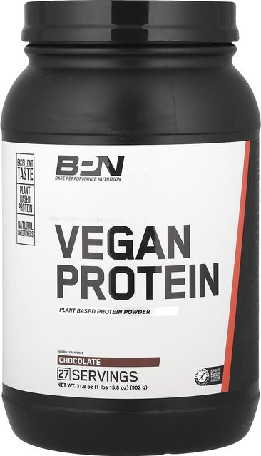 BPN Veganes Proteinpulver Schokoladengeschmack 902 g - Bild 1