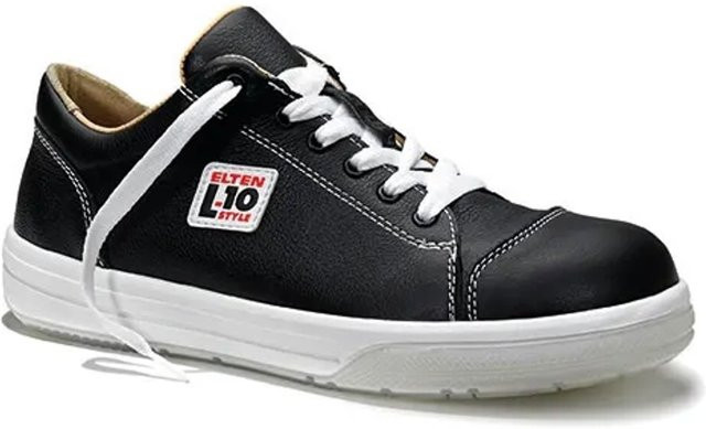 Elten Sicherheitshalbschuh Shadow Low ESD S3 aus Rindleder in Schwarz, Größe 40 - Bild 1
