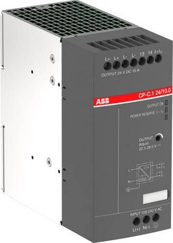 ABB Hutschienen-Netzteil 10A in Grau - Bild 1