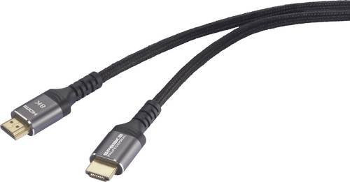 SpeaKa Professional HDMI-Kabel 8K UHD Schwarz, Länge: 3,00 m - Bild 1