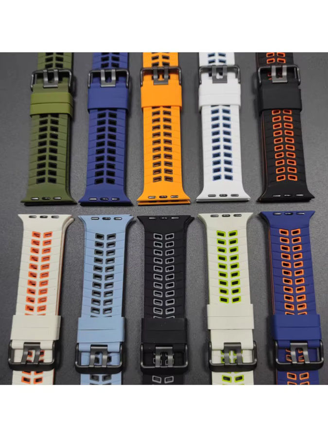 KILPILLS Uhrenarmband Silikon, Bicolor, Unisex - Bild 5