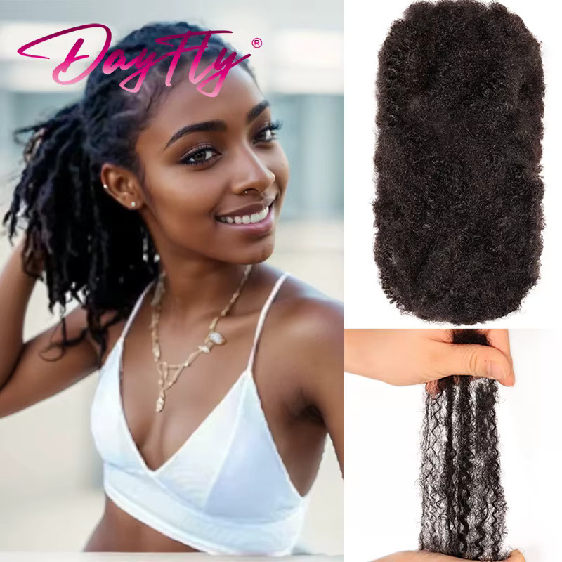 DAYFLY Lockiges Echthaar, 30 g, Unisex - Bild 5