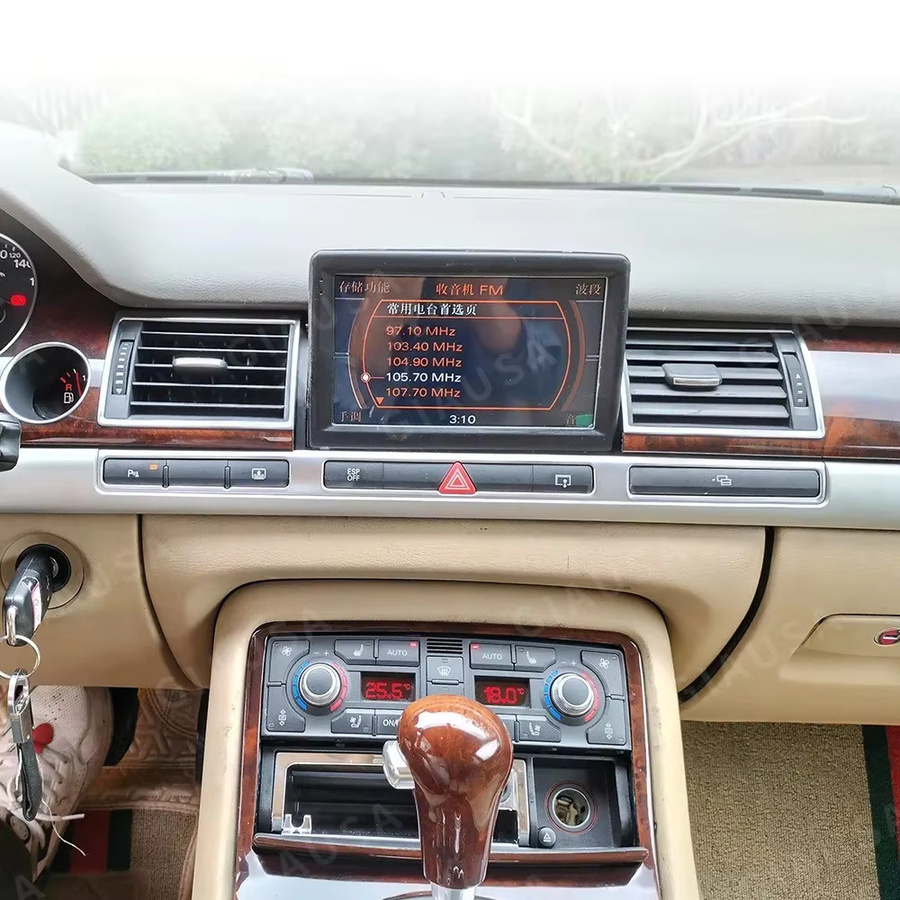 YANFU Android 13 Carplay Auto Stereo Headunit mit GPS und 4G SIM für Audi A8 D3 2002-2010 in Schwarz - Bild 2