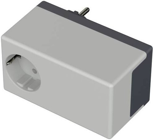 Bopla ELETEC SE 435 DE Stecker-Gehäuse aus ABS und Polycarbonat in Lichtgrau und Graphitgrau, B/T/H: 12,0 x 6,5 x 6,6 cm - Bild 1