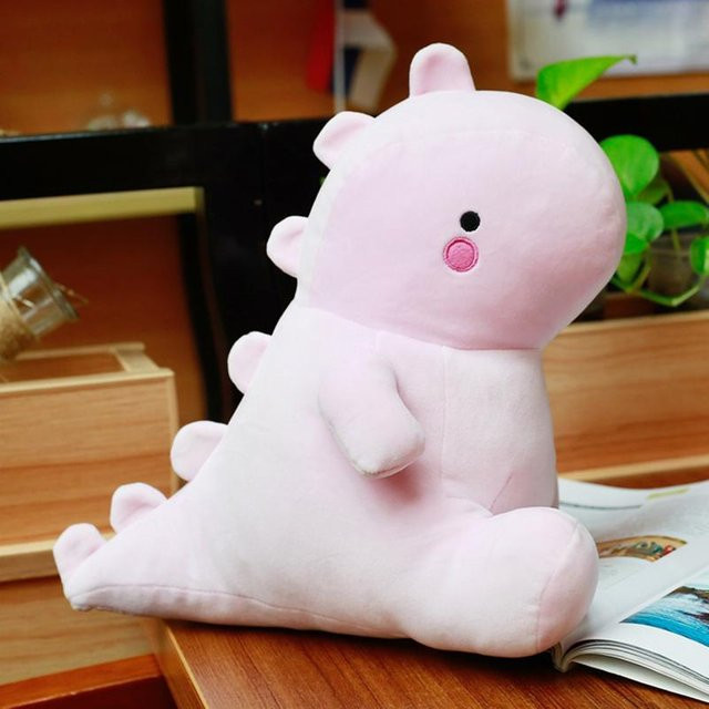 BC Pet Supplies Dinosaurier Plüschtier, rosa, 30cm - Bild 1