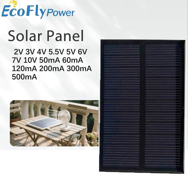ecoflypower Solarpanel Photovoltaik-Zelle zur Stromversorgung als elektronisches Lademodul - Bild 1
