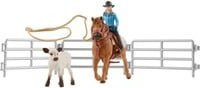 Schleich Farm World Team Roping mit Cowgirl Spielset ab 3 Jahren - Bild 1