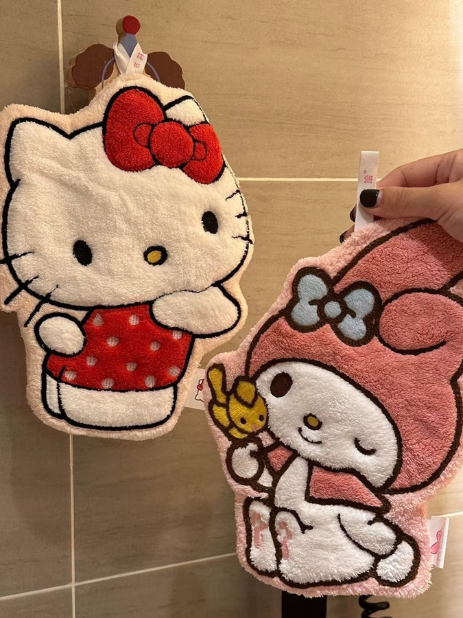 52TOYS My Melody Pochacco Handtuch aus wasserabsorbierendem Korallenvlies in Multicolour für Kinder - Bild 4