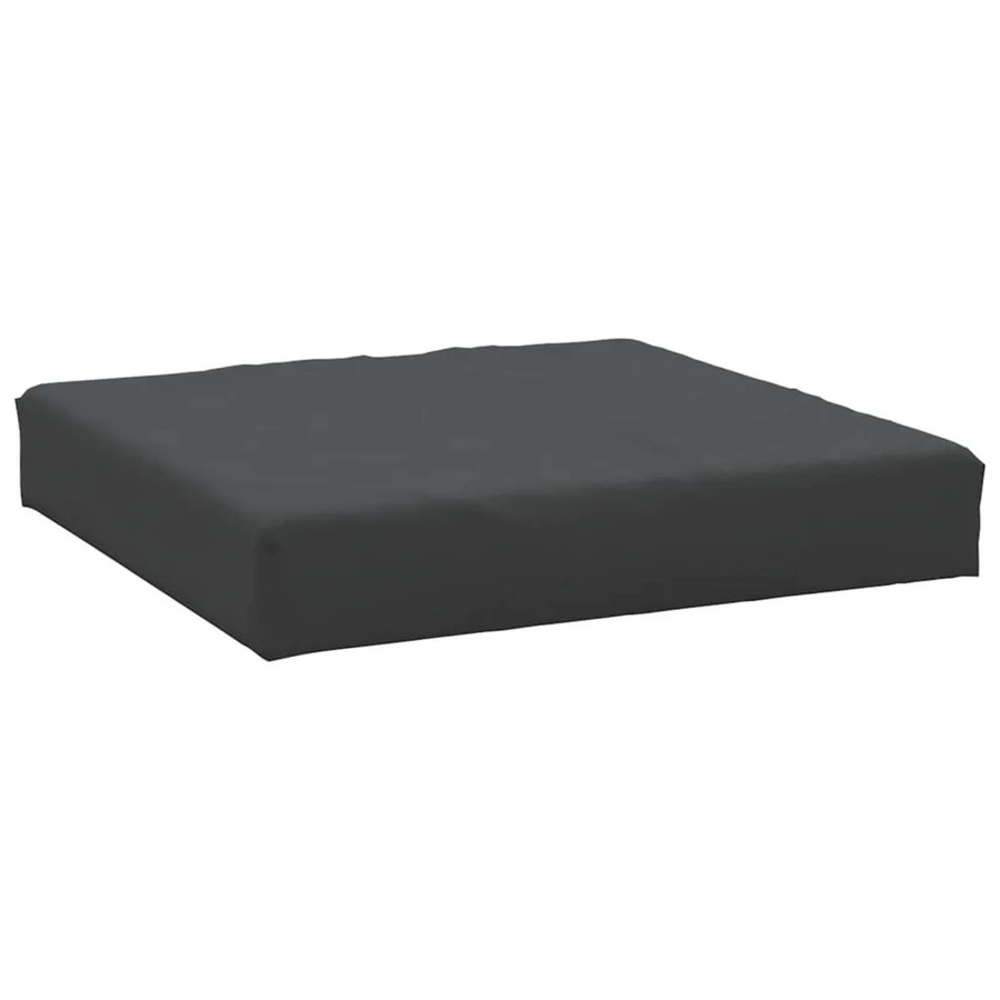 vidaXL Palettenkissen Schwarz aus Oxford-Gewebe mit Schaumstoff, B/T/H: 60 x 60 x 6 cm - Bild 2
