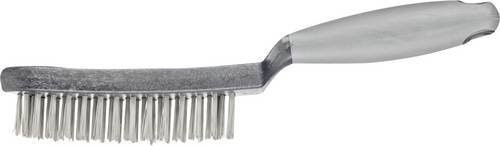 PFERD Handbürste HBUP mit Kunststoffkörper und ergonomischem Griff aus Stahl-Draht mit 0,40 mm Drahtstärke - Bild 1