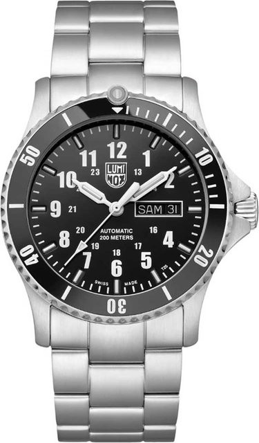 Luminox Herrenuhr Automatik, Edelstahl, 42 mm, Schwarz, 20 ATM - Bild 1