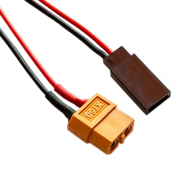 2 Stück Futaba RX auf XT60 Adapter Ladekabel mit 22AWG Blei Draht, Länge: 15 cm oder 30 cm, für ISDT Ladegeräte - Bild 2