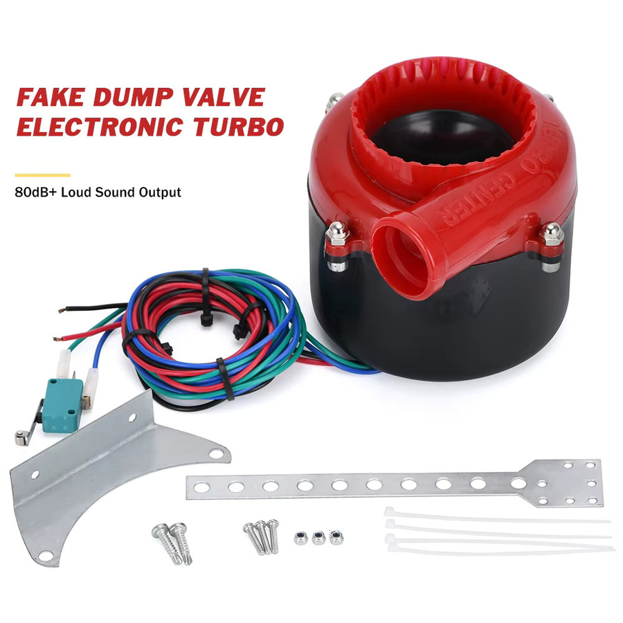 PQY Racing Universal Elektronisches Turbo Blow Off Ventil mit Analogem Sound in Rot - Bild 2