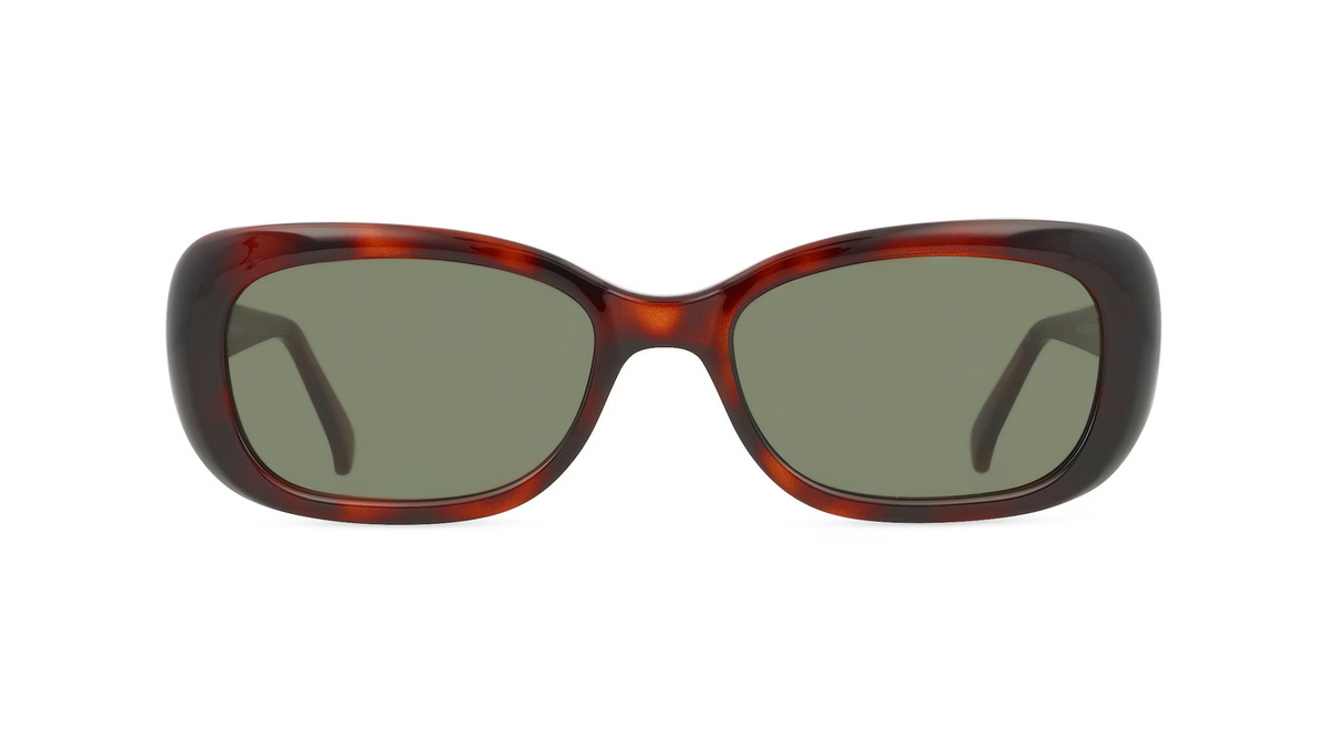 Fielmann Sonnenbrille, Oval, Acetat, braun, Damen - Bild 1