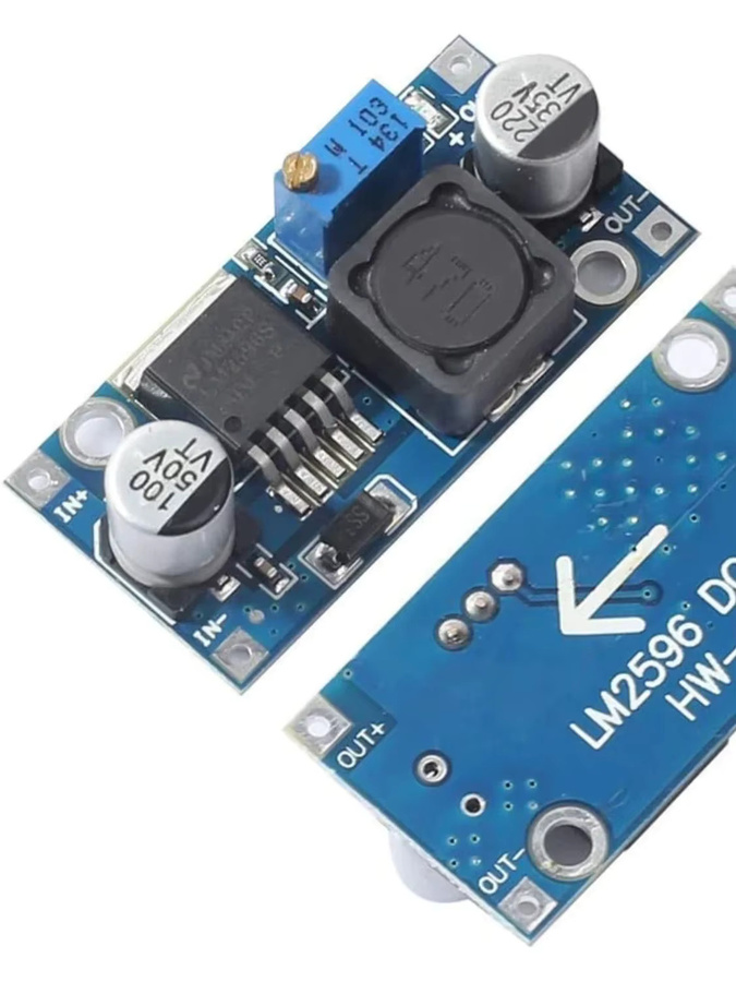 AOKIN LM2596 DC-DC Buck Converter Step Down Modul Spannung Regler Blau - Bild 6