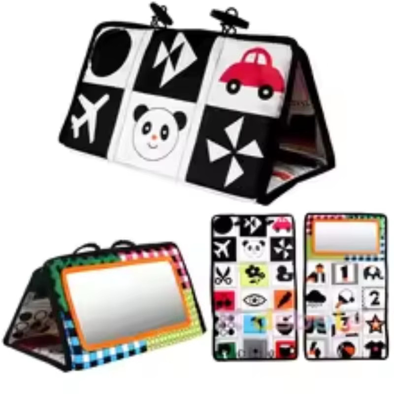 Gowinbaby Faltbares Krippenspielzeug, weiches Buch, Plüsch / Textil, Tiere, Bunt / Mehrfarbig - Bild 4