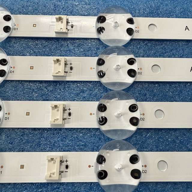 LED Hintergrundbeleuchtungsstreifen Set in Weiß für LG TV Modelle 55UM7400PVA 55UM7300 55UM7400 55UM7450 55UM7470 55UM7520 55UM7650PSB 55UM7660PLA 55UN80006LA 55UP75006LF - Bild 1