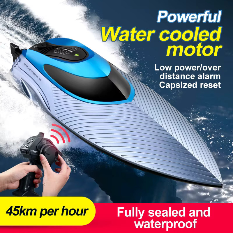 Fremego S3 RC Schnellboot, Hochgeschwindigkeits-RC-Rennboot, mit Beleuchtung - Bild 2