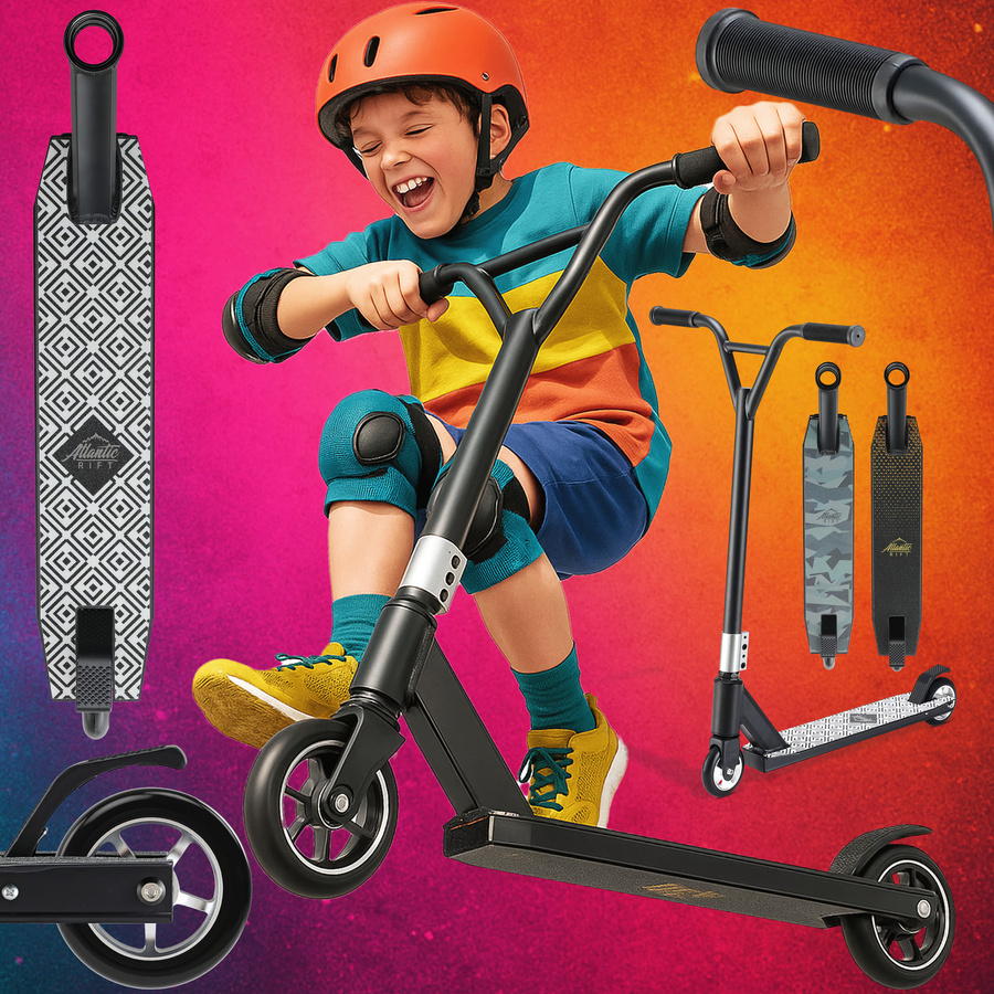 Sportana Stuntscooter Tundra Premium Schwarz/Weiß - Bild 2