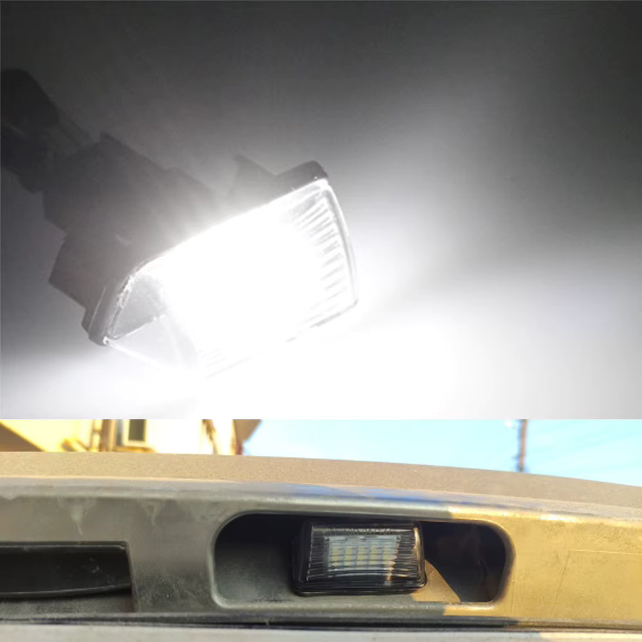 2 Stück LED-Nummernschildbeleuchtung in Weiß für Peugeot und Citroen Modelle, Marke OTNHAEE - Bild 5